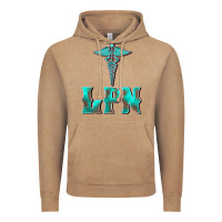 Vintage Coffee licensed practical nurse medical symbol Vintage Hoodie - BarkalooDesign