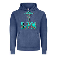 Vintage Denim licensed practical nurse medical symbol Vintage Hoodie - BarkalooDesign
