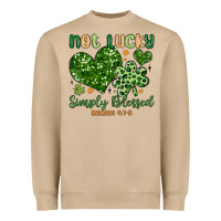 Mushroom not lucky simply blessed Heavyweight Sweatshirt - MaliasSmallBusiness