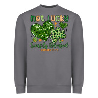 Storm not lucky simply blessed Heavyweight Sweatshirt - MaliasSmallBusiness