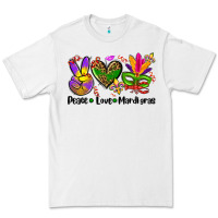 White peace love  mardi gras Premium Tee - AdoDesignShop
