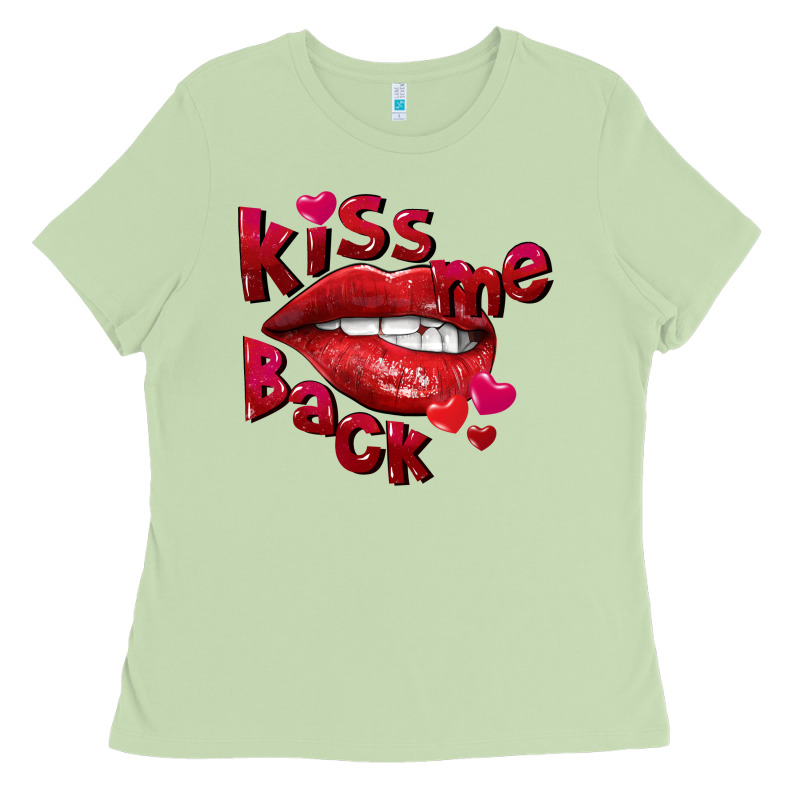 Kiss Me Back Ladies Tee by FaDigitalArtStudio | Teevron