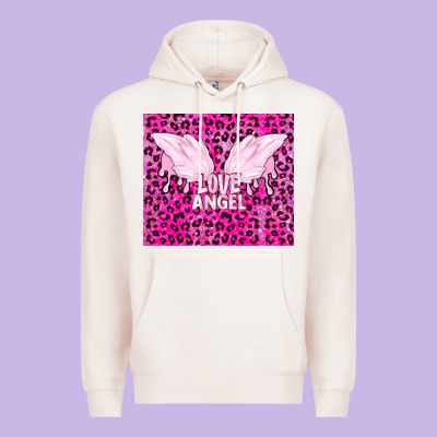 Love Angel Premium Hoodie Designed By Tumblerdesignbyshophia
