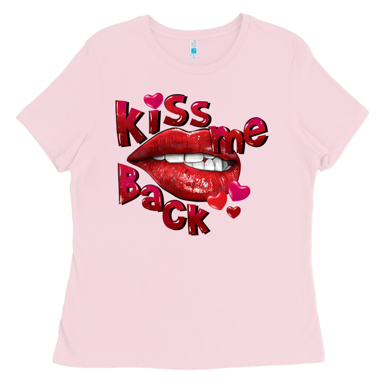 Kiss Me Back Ladies Tee by FaDigitalArtStudio | Teevron