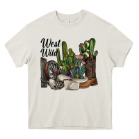 Cream west wild Heavy Core Tee - SublimationCraftShop