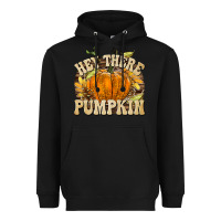 Black Hey There Pumpkin Heavyweight Hoodie - texasbilliewilder
