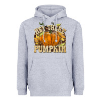 Heather Grey Hey There Pumpkin Heavyweight Hoodie - texasbilliewilder