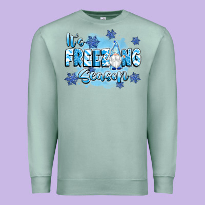 It's Freezing Season Premium Sweatshirt Designed By Texasbilliewilder