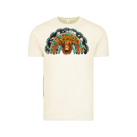 Vintage Arctic turquoise cowhide sunflower headband highland cow Vintage Tee - Jasminsmagicworld
