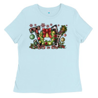 Baby Blue Joy Ladies Tee - CowhideDigitalArt
