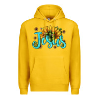 Lemon jesus sunflower Premium Hoodie - JahusDesignShop
