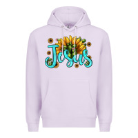 Lilac jesus sunflower Premium Hoodie - JahusDesignShop