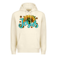 Sandshell jesus sunflower Premium Hoodie - JahusDesignShop