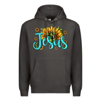 Smoke jesus sunflower Premium Hoodie - JahusDesignShop