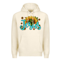 Tofu jesus sunflower Premium Hoodie - JahusDesignShop