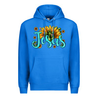 True Royal jesus sunflower Premium Hoodie - JahusDesignShop