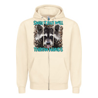 Sandshell sweet but will throw hands Zipper Hoodie - Artiststas
