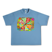 Pebble Blue fruit plate Urban Heavy Tee - Jasminsmagicworld