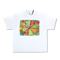 White fruit plate Urban Heavy Tee - Jasminsmagicworld