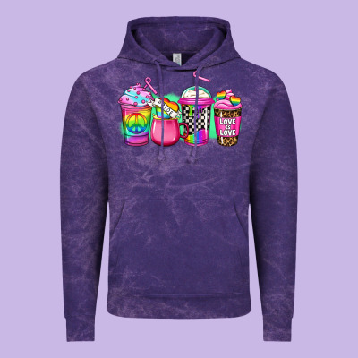 Lgbtq Coffee Vintage Hoodie Designed By Jasminsmagicworld