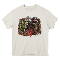 Cream western Heavy Core Tee - SublimationCraftShop