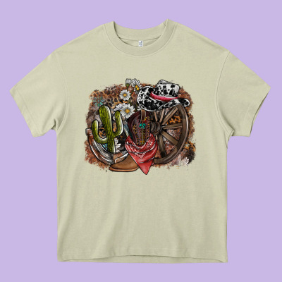 Western Heavy Core Tee Designed By Sublimationcraftshop