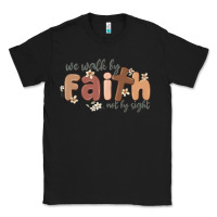 Black we walk by faith not by sight Classic Tee - MaliasSmallBusiness