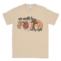 Mushroom we walk by faith not by sight Classic Tee - MaliasSmallBusiness