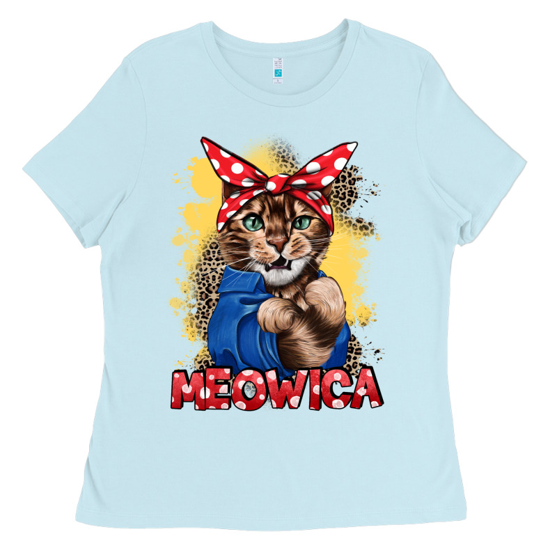 Meowica 4th Of July Ladies Tee by CowGirlArtShop | Teevron