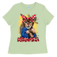 Matcha Meowica 4th of july Ladies Tee - CowGirlArtShop