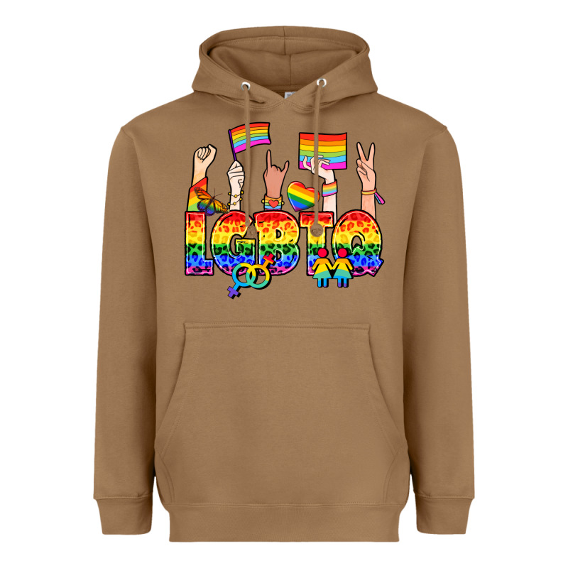 Lgbtq+ Heavyweight Hoodie by NancyCooperArtShop | Teevron