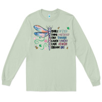 Matcha dragonfly smile tink give laugh love dream Long Sleeve Tee - MaliasSmallBusiness