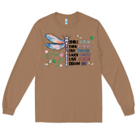 Toasted Coconut dragonfly smile tink give laugh love dream Long Sleeve Tee - MaliasSmallBusiness