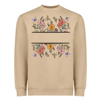 Mushroom wildflower your text here Heavyweight Sweatshirt - MaliasSmallBusiness