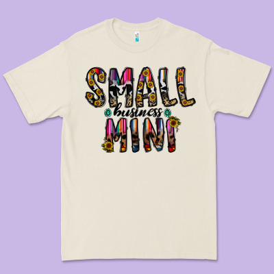 Small Business Mini Premium Tee Designed By Cowhidedigitalart