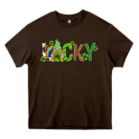 Chocolate Brown Love horseshoe St. Patrick's Day Heavy Core Tee - Neo Western