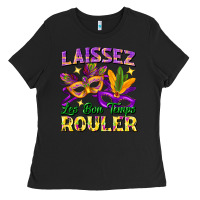 Black laissez les bon temps rouler Ladies Tee - FaDigitalArtStudio