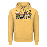 Vintage Mustard army coffee Vintage Hoodie - Jasminsmagicworld