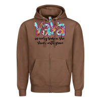 Chestnut yaya Zipper Hoodie - Artiststas