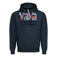 Navy yaya Zipper Hoodie - Artiststas