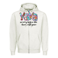 Oatmeal Heather yaya Zipper Hoodie - Artiststas