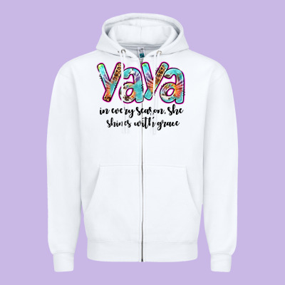 Yaya Zipper Hoodie Designed By Artiststas