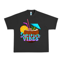 Pigment Black summer vibes coconut drink Urban Heavy Tee - Jasminsmagicworld