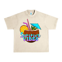 Sandshell summer vibes coconut drink Urban Heavy Tee - Jasminsmagicworld