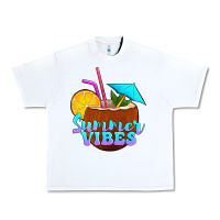 White summer vibes coconut drink Urban Heavy Tee - Jasminsmagicworld
