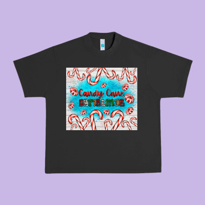Candy Cane Christmas Urban Heavy Tee Designed By Adodesignshop