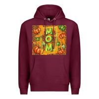 Burgundy fall mom mother's day Premium Hoodie - TumblerDesignByShophia