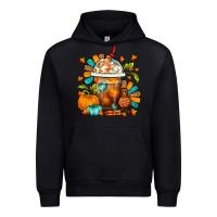 Black Thanksgiving Frappe Coffee Urban Hoodie - FaDigitalArtStudio