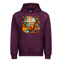 Mauve Wine Thanksgiving Frappe Coffee Urban Hoodie - FaDigitalArtStudio