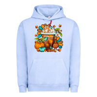 Pigment Grape Ice Thanksgiving Frappe Coffee Urban Hoodie - FaDigitalArtStudio